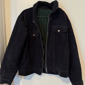 Brandy Melville Black Corduroy Jacket